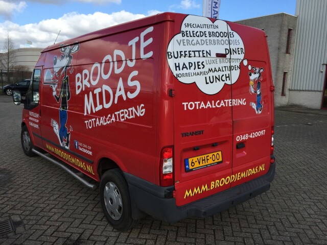 Brouwer sign voertuigreclame broodje midas 02
