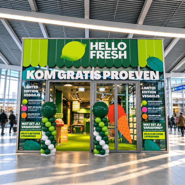 Hello Fresh Popup store 3